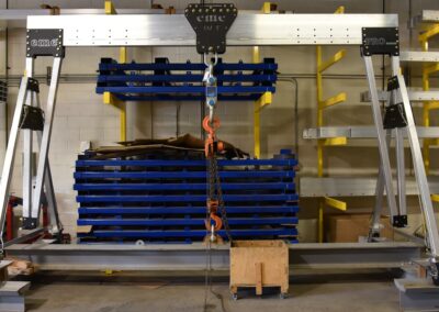 10 Ton Gantry Crane under Load Test - Proof Load at 25,000 lbs